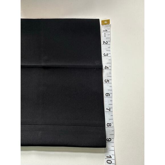 MM Lafleur Black Trouser Slacks Relaxed Straight Leg Sz 6 Adjustable Hem Career - Picture 8 of 13